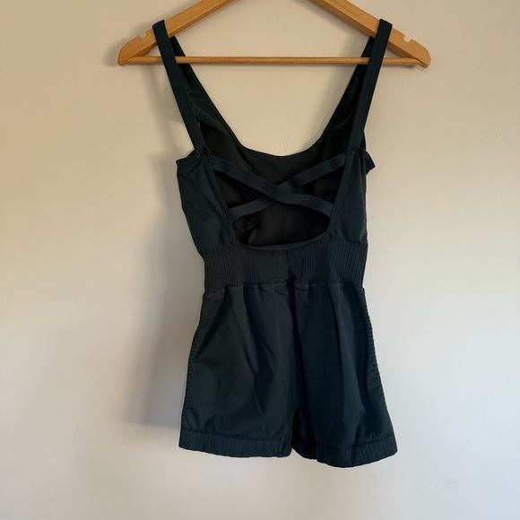 Free People Movement Good Karma Runsie in dark teal Size: XS/S - Picture 2 of 2
